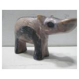 Hippo Carved Soap Stone Kenya 1989 3' Tall