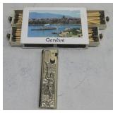 Vtg Lighter & Matches See Info