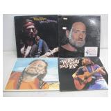 Four Willie Nelson LPs