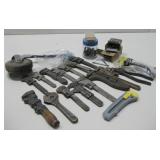 Vtg Assorted Wrenches Caster Wheel & Hardware