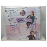 NIB Disney Frozen II Activity Table & Chair Set