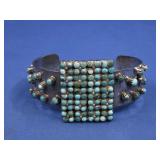 S.S. SW Snake Eyes Turq. 70.6 GMS TW Hallmarked