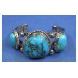 S.S. SW Turquoise 74.3GMS TW Hallmarked