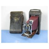 Kodak Model 3A Postcard Camera & Case Untested
