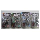 Set Of Four NIP 1997 Kiss Action Figures