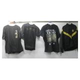 Three Veteran Themed Shirts & US Army Jacket