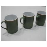 Three MCM Schmid LeGardo Tackett Porcelain Mugs