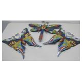3 Talavera Style Metal Wall Art 12' x 13'