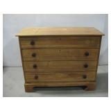 Four Drawer Wooden Dresser 42' x 34' x 18'