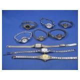 Nine Assorted Wrist Watches See Info