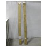 2 New Cordless Blackout Honeycomb Blinds Gray See