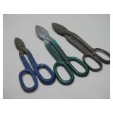 Three Pairs Of Heavy Duty Shears