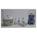 Oriental Style Sake Set, Tea Pot See Info