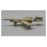 Empty Ammo Shell Trench Art Plane 9.5'