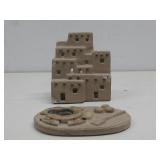 Ceramic SW Style Adobe House Nightlight See Info