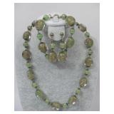 Vtg Venetian Glass Necklace Bracelet See Info
