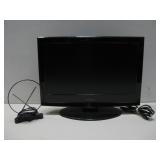 Insignia 19' TV W/Antenna Powers On