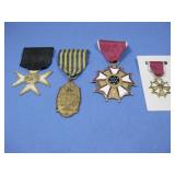 Masonic & Legion Of Merit Medals