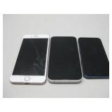 Three Apple Iphones See Info