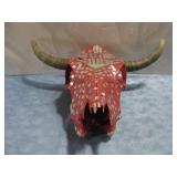 Painted Cow Skull 23' x 17.5'