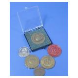 Six AA Sobriety Tokens