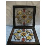 Framed Metal Wall Art 22' x 22'