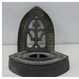 Vtg Colebrookdale Iron & Trivet