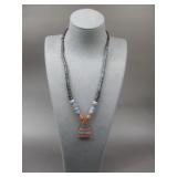Santo Domingo Inlaid Heishi Necklace
