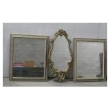 Three Framed Mirrors Largest 20.5'x 41'
