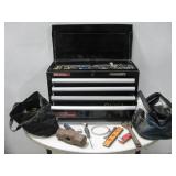Husky Tool Box W/4 Drawers & Two Tool Bags +Tools