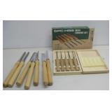 Five Piece Mini Turning Set W/Various Wood See