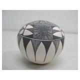 Signed Acoma Seed Pot 2.25' Tall