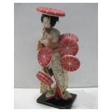 Vtg Geisha Style Figure 17.5' Tall See Info
