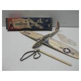 Vtg Jim Walker A-J Interceptor Plane See Info