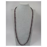 18' Garnet Necklace