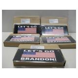 Five Boxes NIP Lets Go Bradon License Plates See
