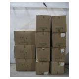 Ten Cases 120cc HDPE Bottles W/Box Of Caps See