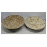Two Woven Baskets 16'