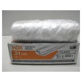 HDX Painters Plastic 9' x 400' See Info