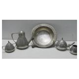 Stainless Steel Pots Creamer Sugar Bowl See Info