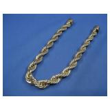 Gold Tone Chain No Clasp