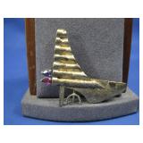 Vtg S.S. Post Binel GIM Pendant/Brooch Hallmarked