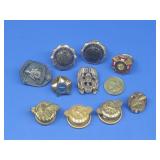 Ten Assorted Lapel Pins
