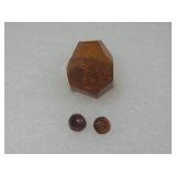 Genuine Baltic Amber Ring & Earring Set