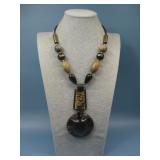 Two Multi Color Heishi Necklaces & Earring Sets