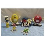 Assorted M & M Candy Dispensers & More Some Vtg