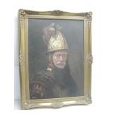 Vtg Framed Art Signed A. Werner 25' x 3'