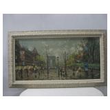 Framed R.Perez Painting 56' x 32'