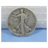 1942 Walking Liberty Half Dollar 90% Silver