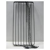 Metal Hanging Pots & Pans Rack 31' x 14.5'